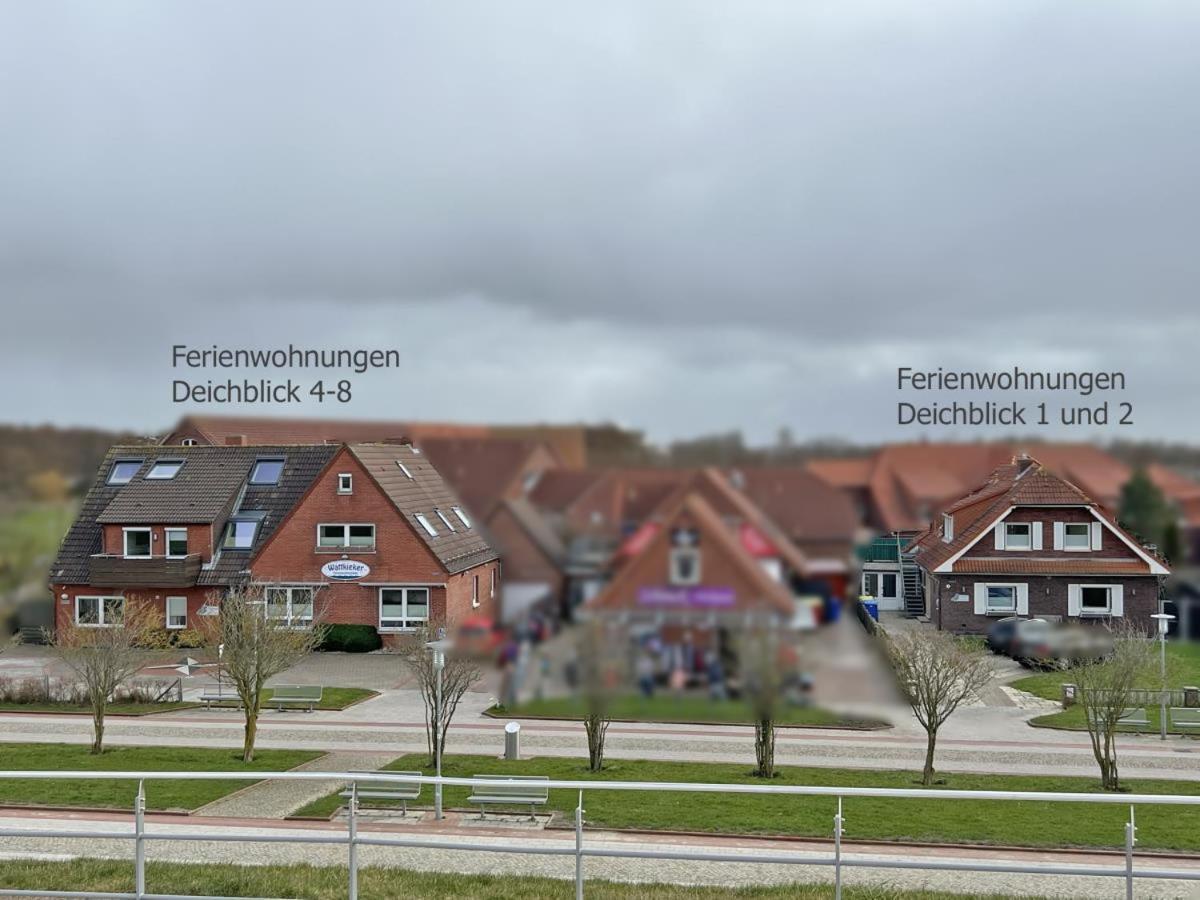 Deichblick 6 In Norddeich- Urlaub Mit Meerblick Am Strand Norden Zewnętrze zdjęcie